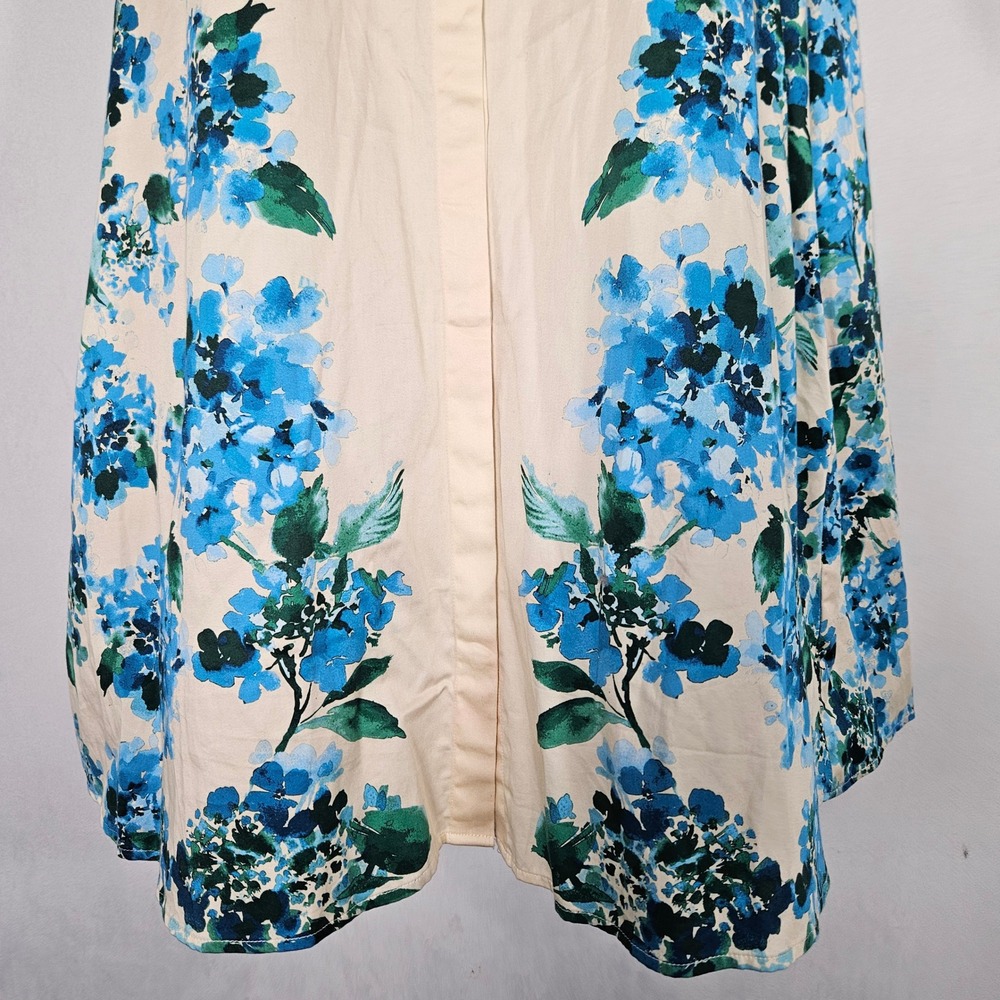 Tuckernuck Shift Dress XL Water's Edge Hydrangea Charlie Sleeveless Coastal Boho - Picture 10 of 16